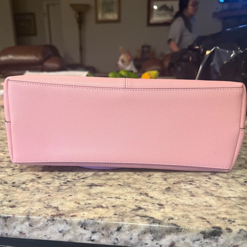 Coach NWT Pink Leather Tote Bag - Picture 3 of 5
